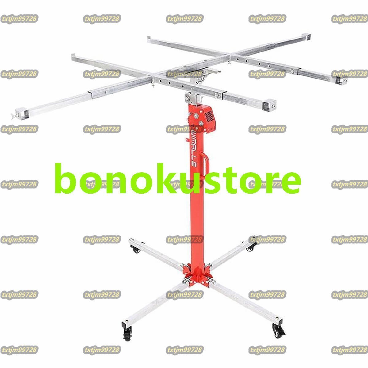 ドライウォールリフト ホイストジャッキリフター 石膏ボードリフト 乾式壁パネルホイスト 建設ツール ロック可能 キャスター付き 安定性拍卖