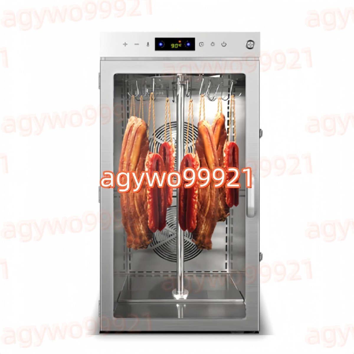 フードドライヤー 業務用ソーセージ乾燥機 800W 高効率360°熱風循環 30~80℃/1~12時間自由調節 タイマー付き (10KG【回転可能】)拍卖