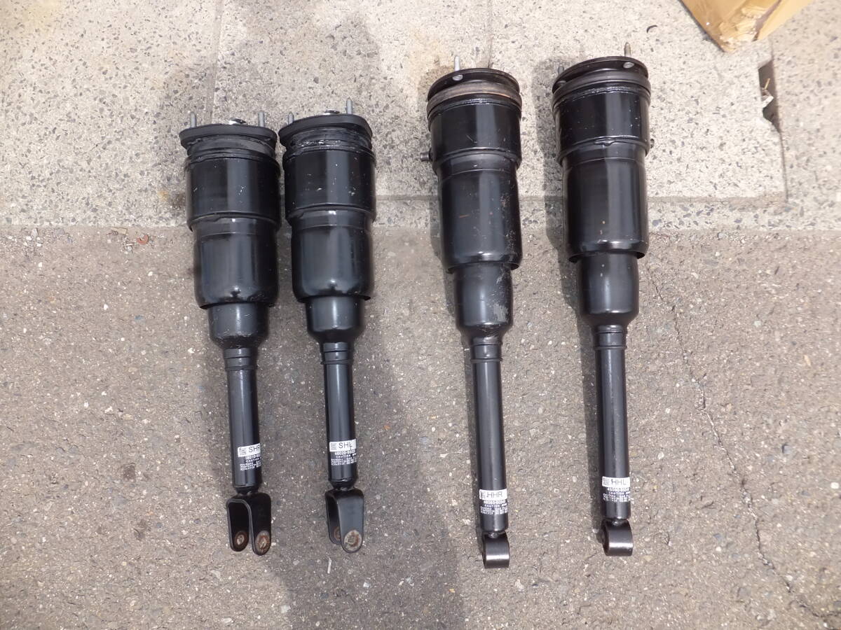 レクサス 40 LS460 F スポーツ 後期 純正 エアーサスペンション 一台分 48010-50320 48020-50320 48080-50340 48090-50340拍卖