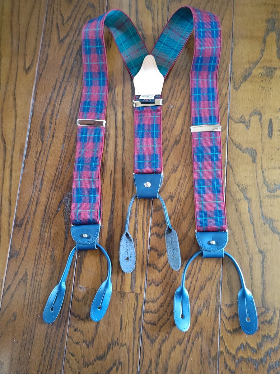 WAKO 英国製 サスペンダー 美ユーズド品拍卖