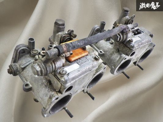 【希少!!】 DELLORTO デロルト イタリア製 40φ キャブレーター キャブ DHLA40 2基 旧車 当時物 レストア 部品取り用 即納 棚16O5拍卖