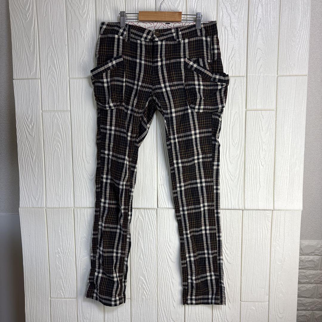 チェック柄 レディースパンツ サイズM拍卖