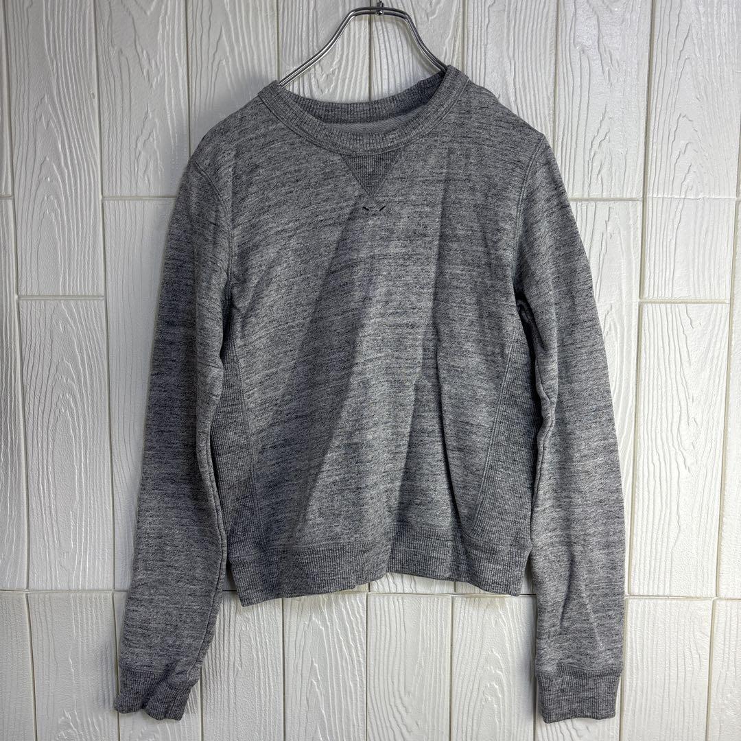 UNIQLO グレー クルーネック トレーナー L拍卖