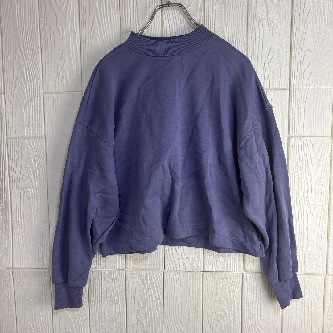GU パープル スウェット Mサイズ オーバーサイズ拍卖