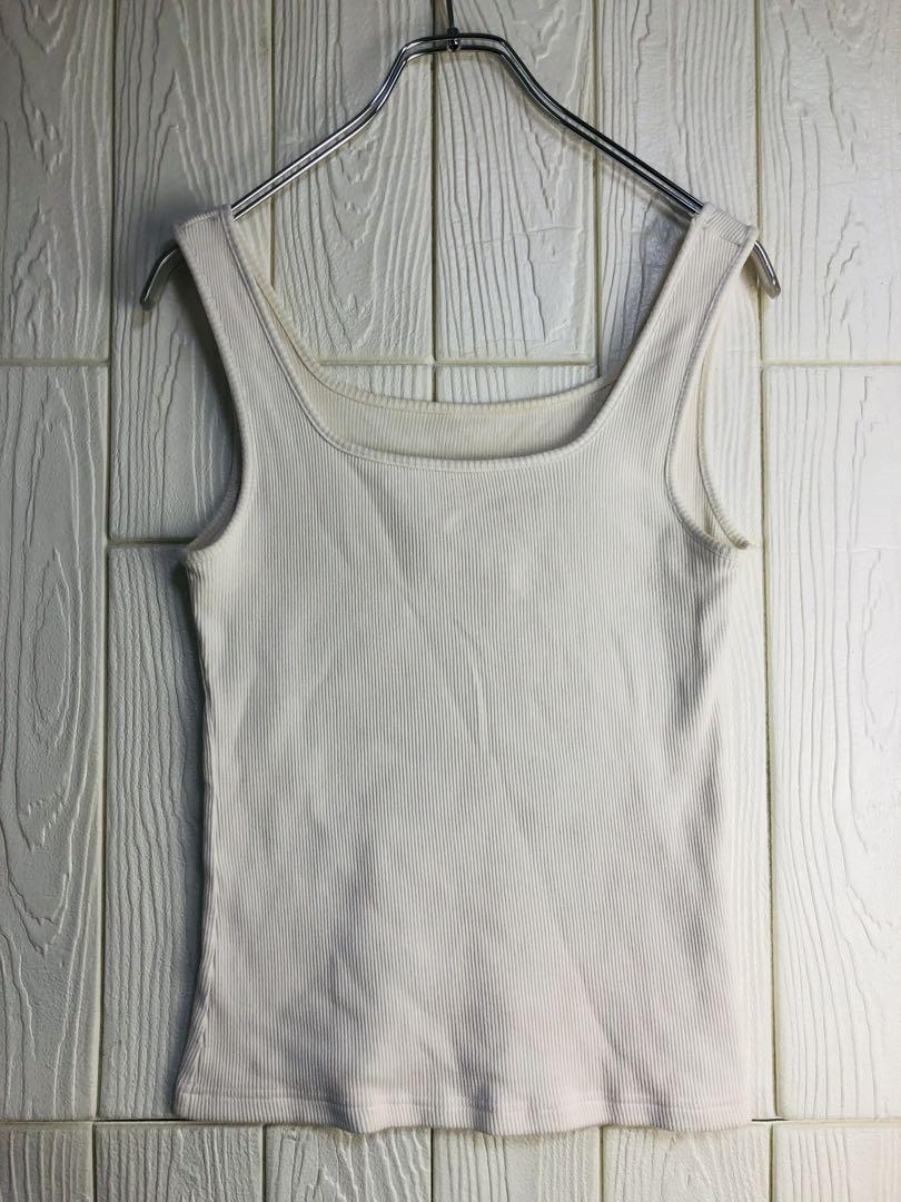 GRL ホワイト キャミソール 34cm幅 50cm長さ Mサイズ拍卖