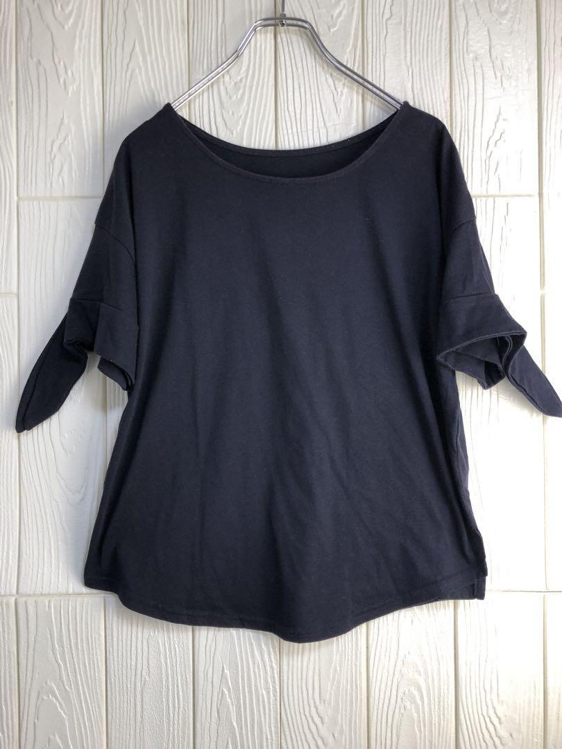 ダークグレー 半袖Tシャツ 肩幅36cm Mサイズ拍卖