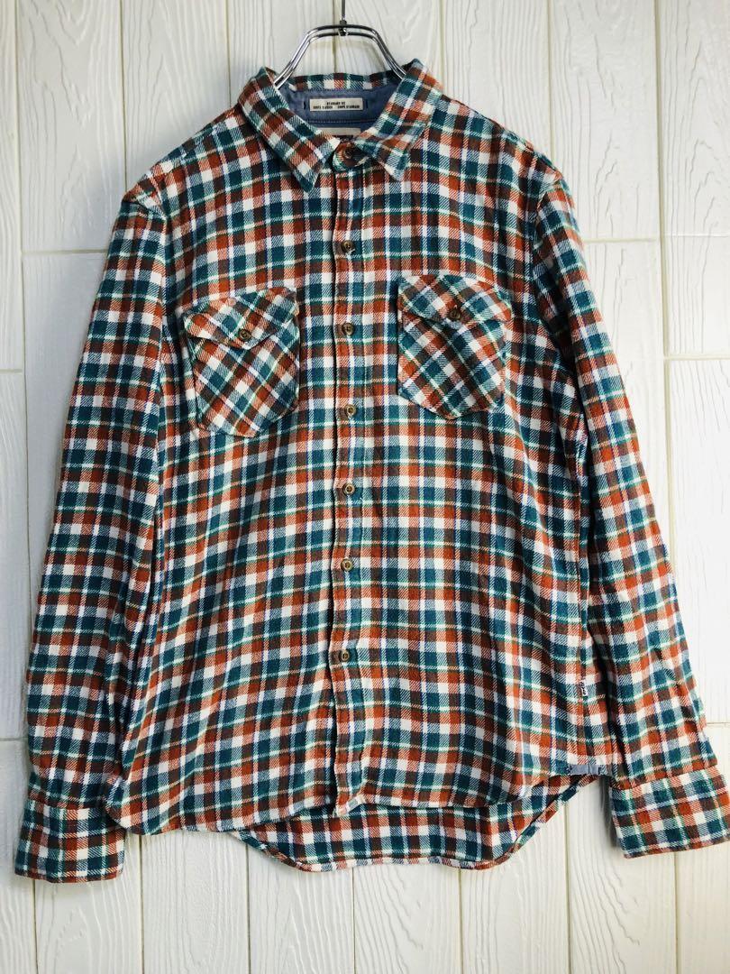Levi's チェック柄フランネルシャツ(長袖) XSサイズ拍卖