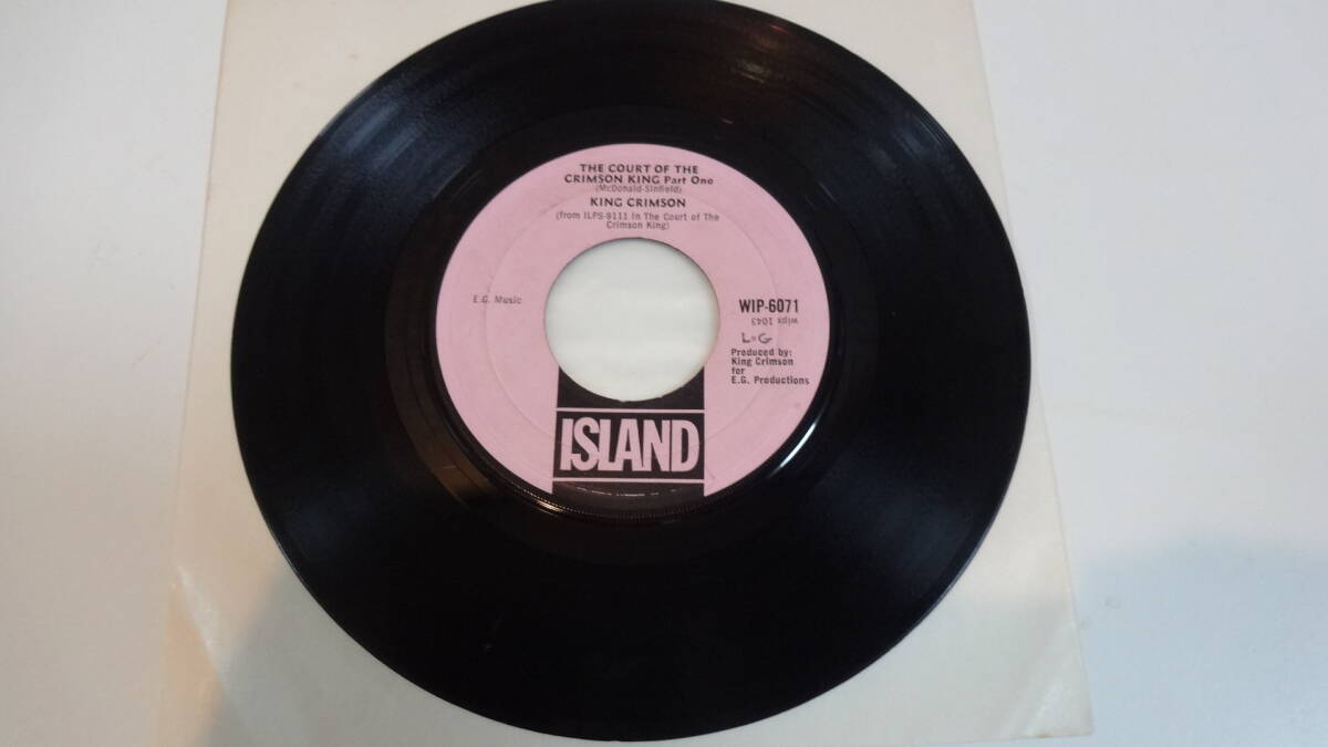 UK盤マト1EP・KING CRIMSON/IN THE COURT OF THE CRIMSON KING拍卖