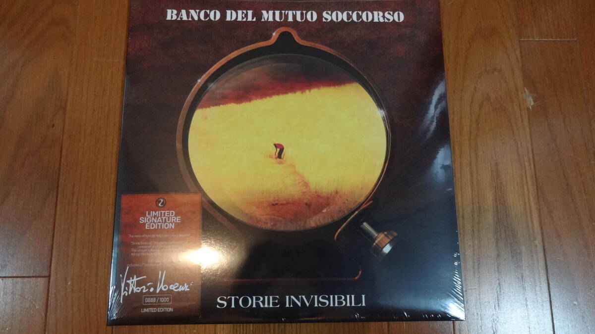 伊盤・限定サイン入り・新品未開封LP・BANCO DEL MUTUO SOCCOROSO/STORIE INVISIBILI拍卖