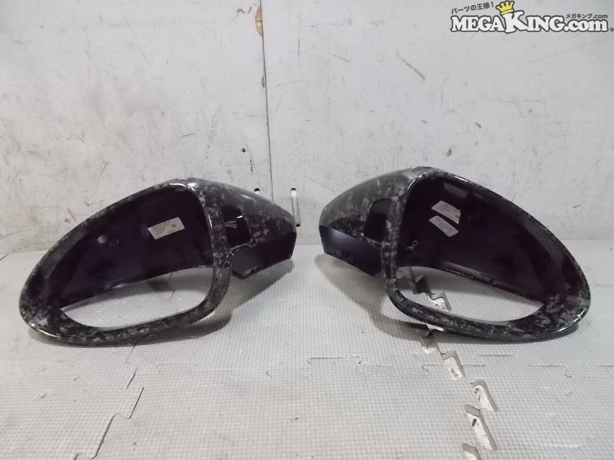 ★美品★PORSCHE ポルシェ 971 パナメーラ 純正 ノーマル ドアミラーカバー サイドミラーカバー ラップ塗装済み 左右 / P9-1532拍卖