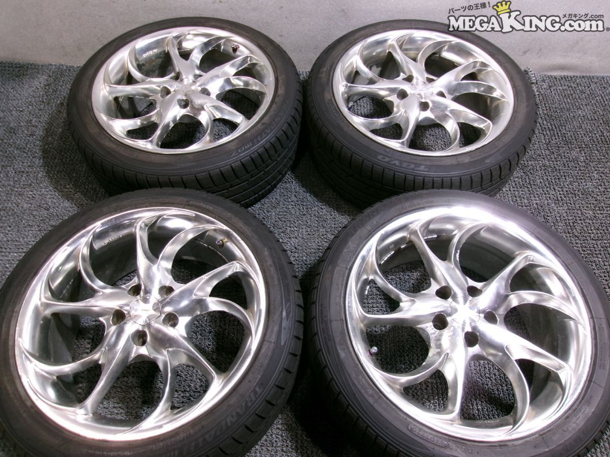 DKF アドニス 18インチホイール 8J+38 5穴 PCD114.3 4本 アルファード エスティマ ノア ヴォクシー 等 / 4S8-1307拍卖