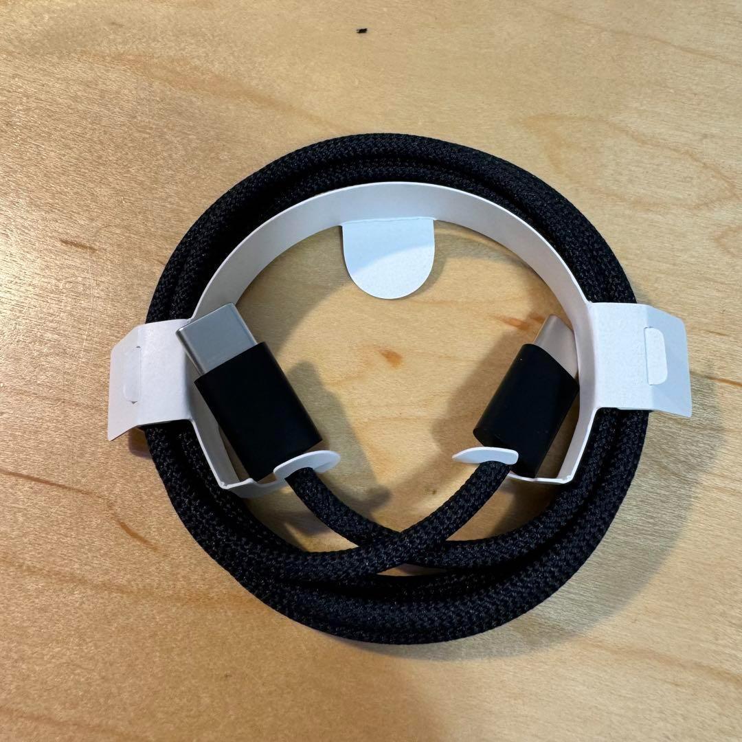 ★非売品 Apple純正品USB-C限定1m新品未開封iPhone17対応60WブラックPD黒iPad編み込み式iPhone iPad MacBook Air Pro Mac Studio mini iMac拍卖