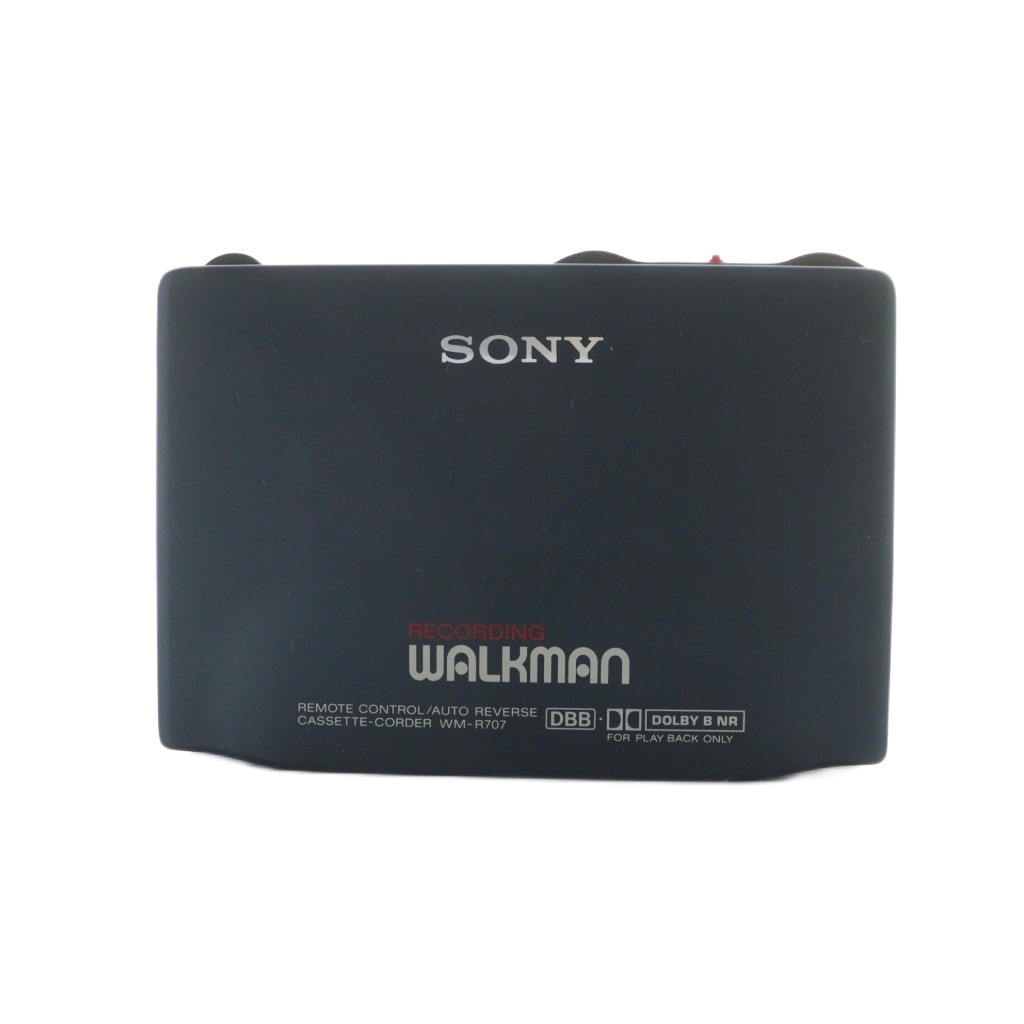 ソニー SONY ウォークマン WALKMAN カセットプレーヤー ロゴ 通電確認済み 黒 ブラック WM-R707 ■GY11 /MQ その他拍卖