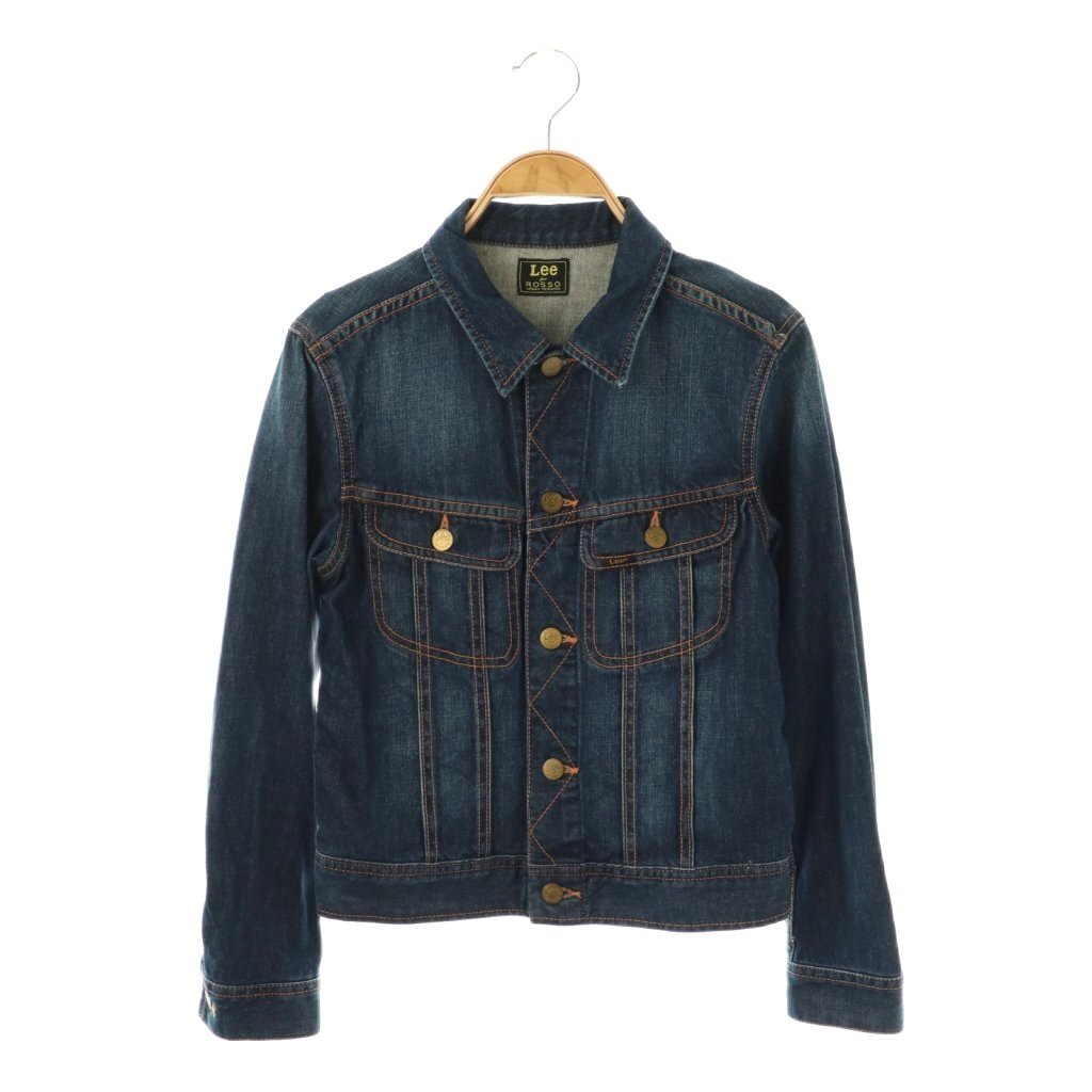 リー LEE ROSSO別注 デニムGジャン ジャケット 38 ネイビー /HK ■OS レディース拍卖