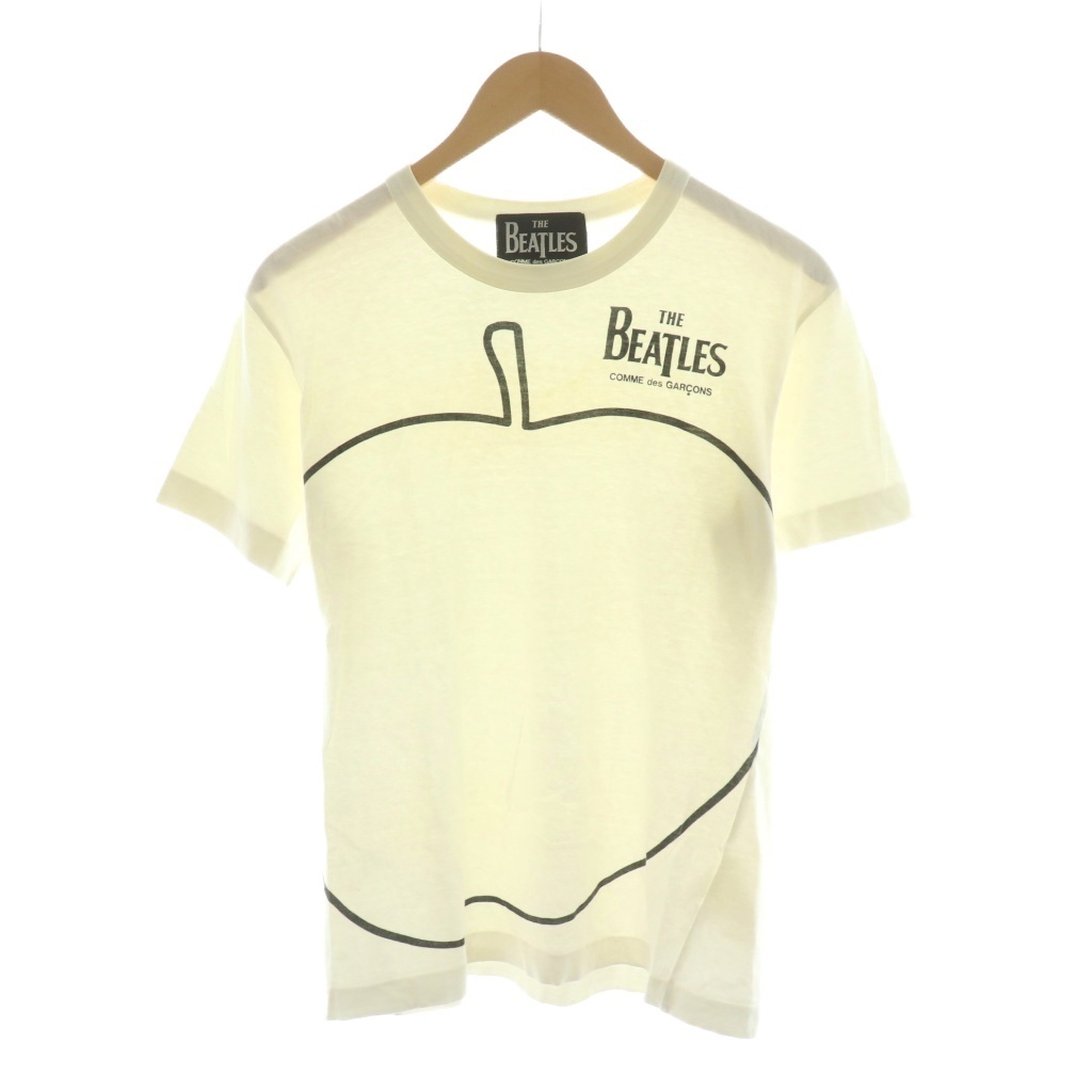コムデギャルソン COMME des GARCONS ビートルズ Tシャツ 半袖 L ホワイト /NQ メンズ拍卖