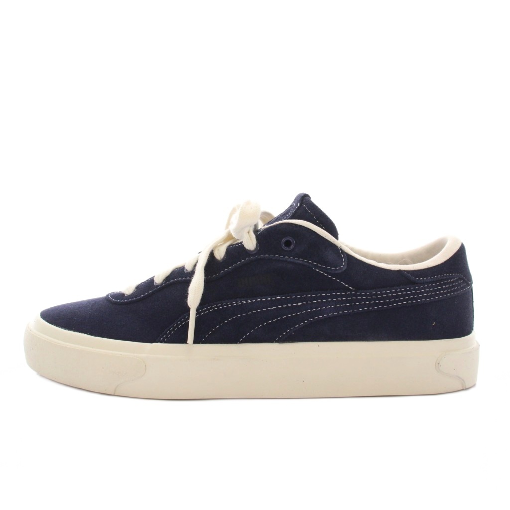 未使用品 プーマ PUMA CAPRI ROYALE SUEDE カプリ ロイヤル スウェード スニーカー ローカットシューズ UK10 29cm ネイビー 393752-03 /YM拍卖