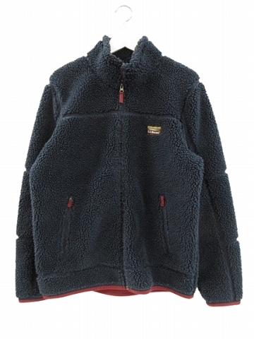 エルエルビーン L.L.BEAN マウンテンパイル フリースジャケット ボアフリース 500365 ネイビー M メンズ拍卖