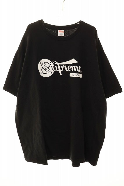シュプリーム SUPREME 24SS RECORDS TEE BLACK XXL レコード Tシャツ 半袖 ブラック 【ブランド古着ベクトル】☆AA★250823 メンズ拍卖