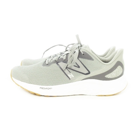 未使用品 ニューバランス NEW BALANCE MARISEG4 Fresh Foam Arishi V4 スニーカー ランニングシューズ ロゴ 27.5cm グレー拍卖