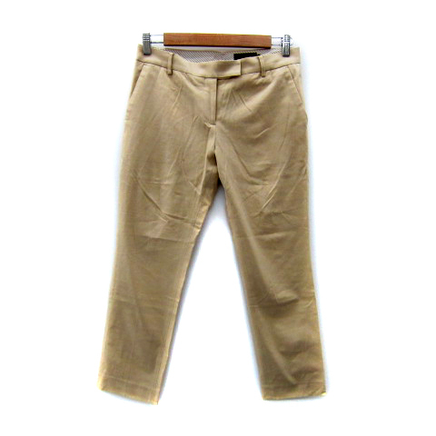トゥモローランドコレクション TOMORROWLAND collection チノパンツ テーパードパンツ アンクル丈 38 M ベージュ /SY21 レディース拍卖