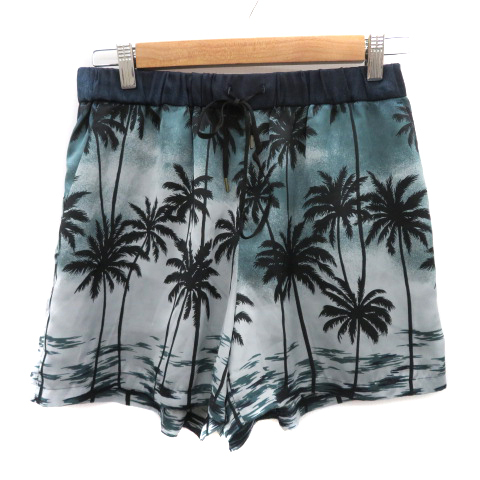 ジャーナルスタンダード JOURNAL STANDARD ショートパンツ 短パン 総柄 マルチカラー 紺 ネイビー /YK11 レディース拍卖