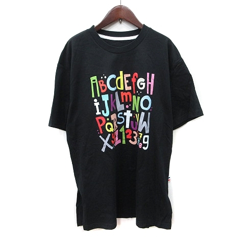 パーソンズ PERSON'S Tシャツ カットソー 半袖 M 黒 ブラック /YI メンズ拍卖