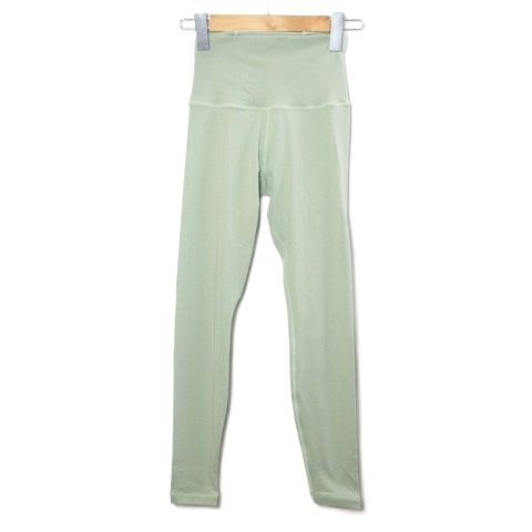 チャコット Chacott スムースレギンス 256331-6002-13 ヨガウェア ストレッチ ナイロン ワンポイント S 緑 グリーン X レディース拍卖