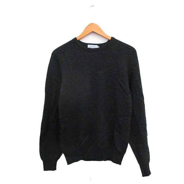 エディフィス EDIFICE ニット セーター 長袖 ウール シンプル 38 ブラック 黒 /KT25 レディース拍卖