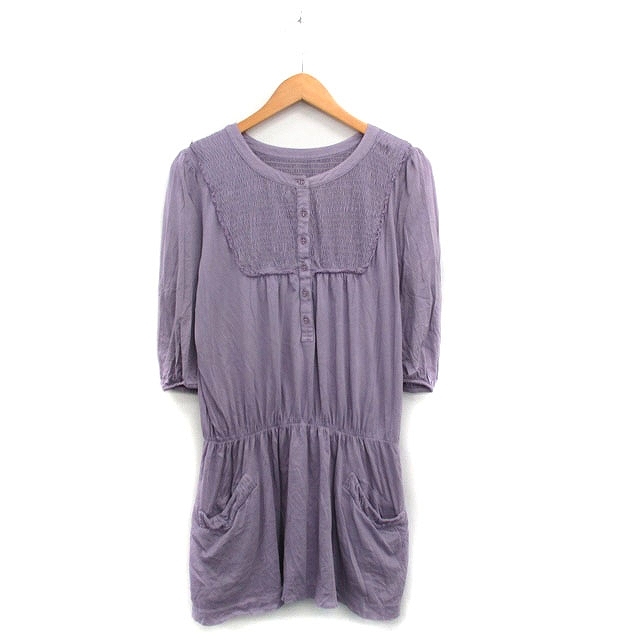 ジルスチュアート JILL STUART シャツ シャツ 長袖 レース 2 パープル 紫 /KT22 レディース拍卖