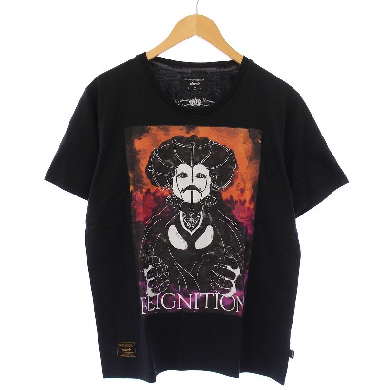 未使用品 グラフ graph タグ付き ジョジョの奇妙な冒険 Golden Wind 黄金の風 ブラック・サバス Tシャツ 半袖拍卖