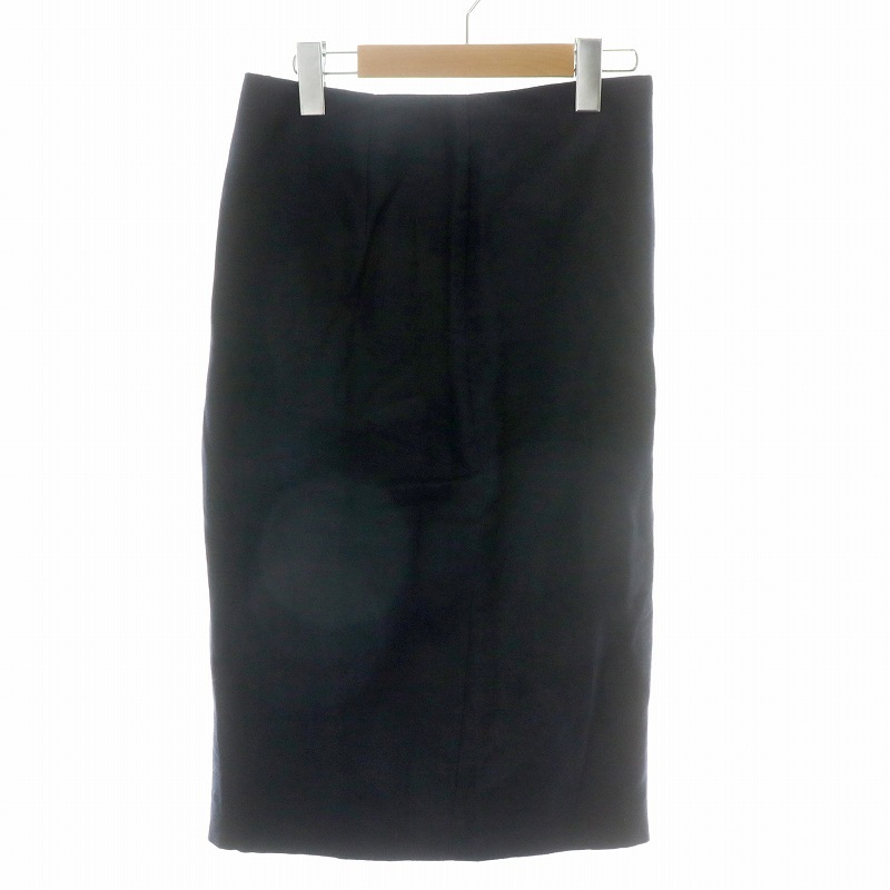 ドレステリア DRESSTERIOR タイトスカート ひざ丈 総裏地 日本製 36 S 紺 ネイビー /MP ■GY19 レディース拍卖