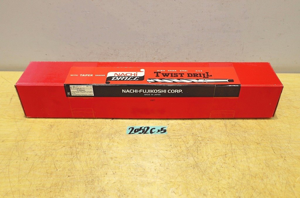 2052C25 未使用 NACHI ナチ テーパーシャンクドリル 65.0 MT5 穴あけ 交換パーツ 消耗品拍卖