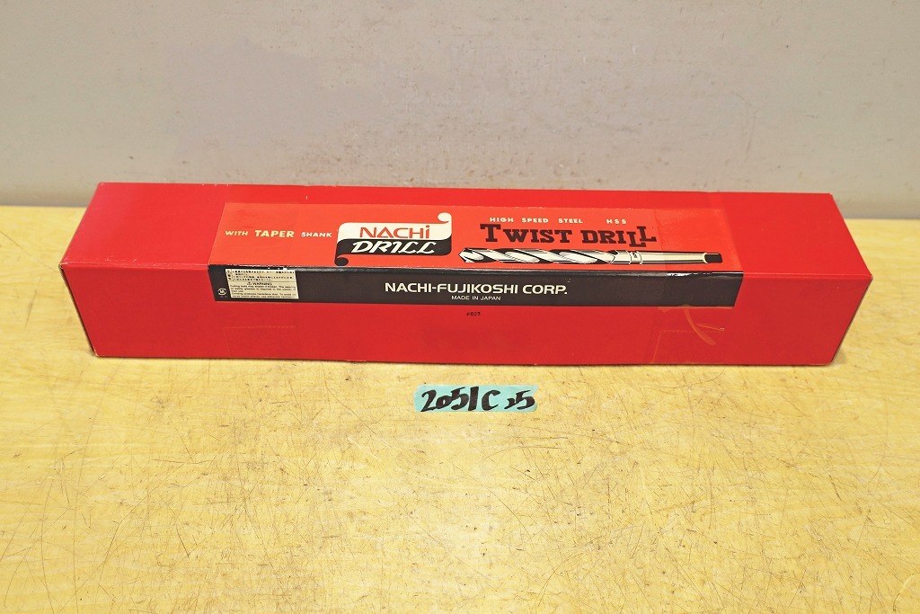 2051C25 未使用 NACHI ナチ テーパーシャンクドリル 65.0 MT5 穴あけ 交換パーツ 消耗品拍卖