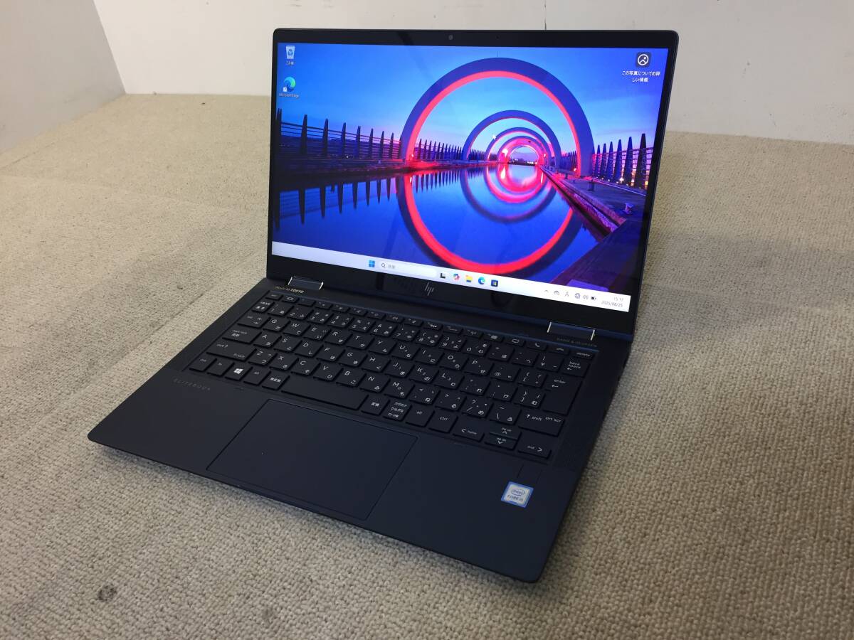 【43】HP Elite Dragonfly Core i5-8265U 1.6GHz メモリ16GB SSD256GB カメラ/Wi-Fi/タッチパネル/13.3インチ/Windows 11 Pro拍卖