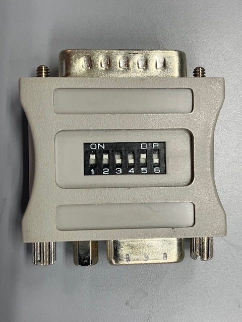 ※ジャンク品※ D-Sub 15ピン VGA SVGA 端子変換 変換コネクタ 変換アダプタ DIP SW ディップスイッチ 付き X68000 PC-9801拍卖