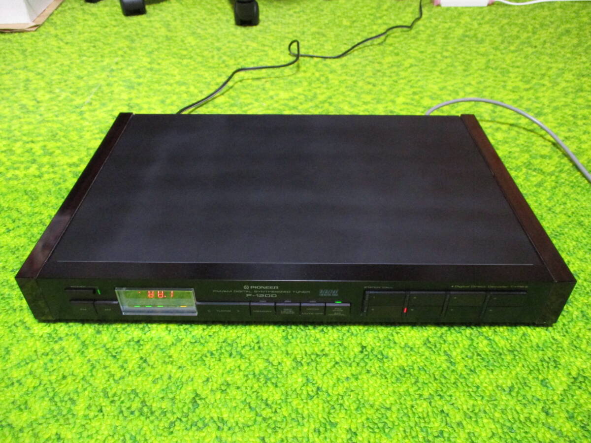 PIONEER パイオニア FM/AMチューナー F-120D 整備済み完動品051拍卖