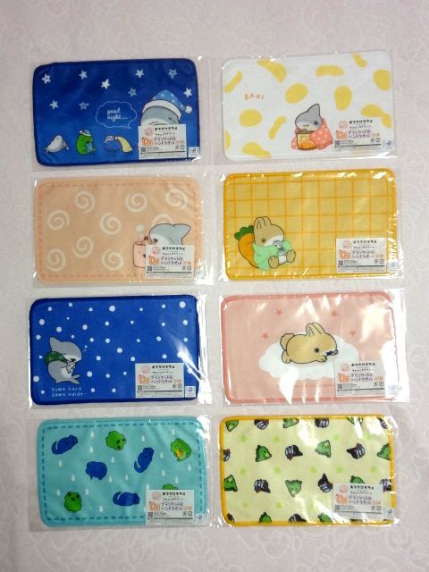 【D賞/全8種 フルコンプ】 おでかけ子ザメ ゆめからサメないで…/ブランケット風ハンドタオル★キャラ福くじ 2025年★送料360円拍卖
