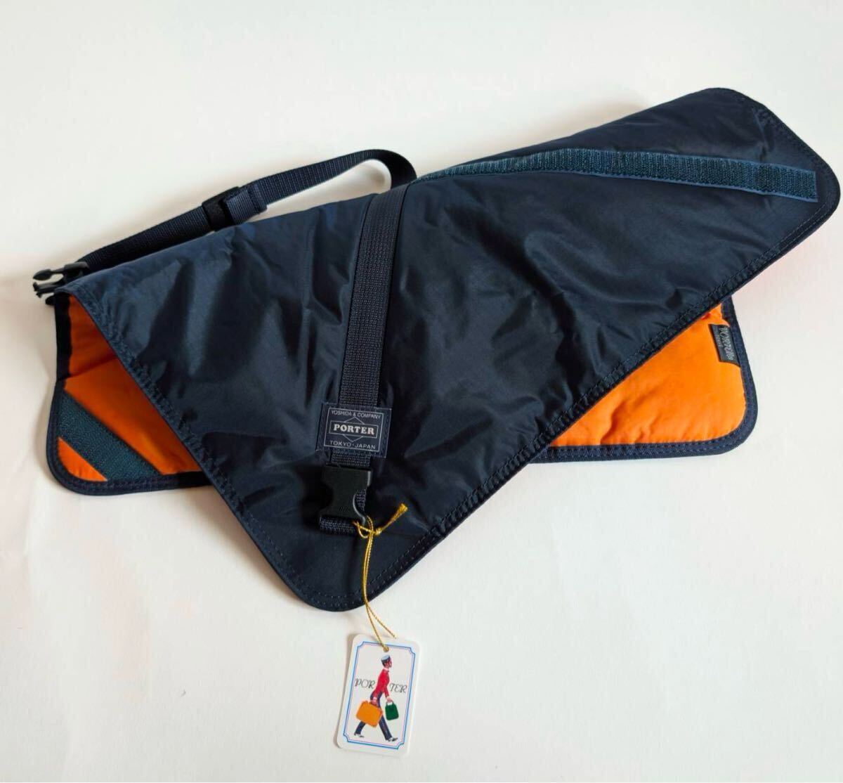 タグ付き未使用 PORTER GOOUT バッグ カメラバッグ ネイビー ポーチ拍卖