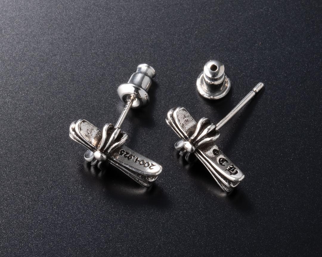 シルバー925 ピアス クロス クロスモチーフ ピアス 両耳用 十字架 032拍卖
