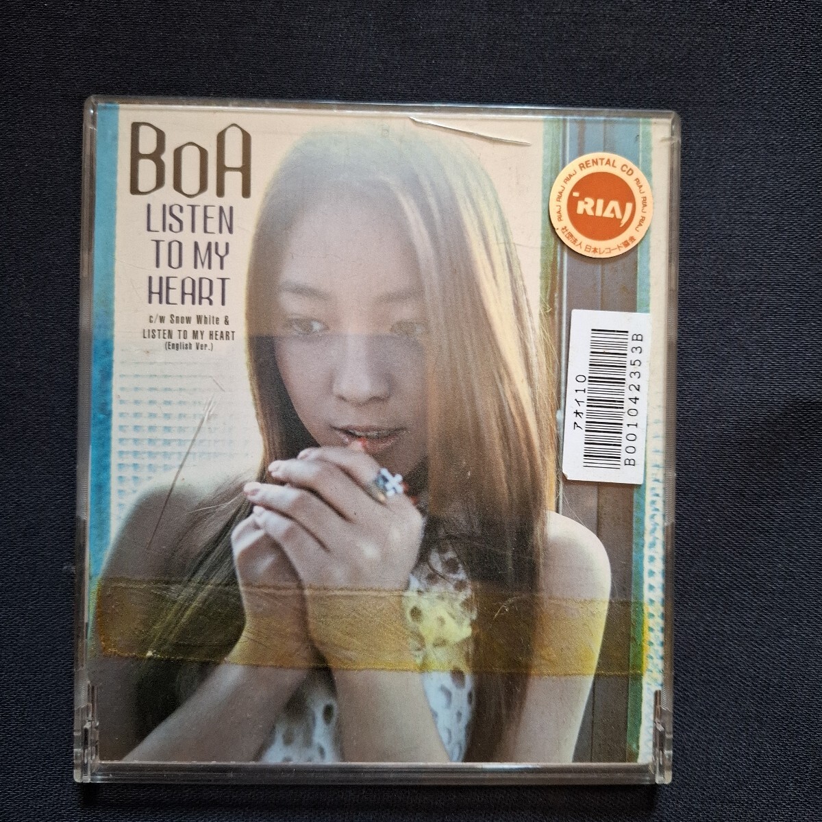 BoA「LISTEN TO MY HEART」シングル レンタル落ち 帯付き 国内盤拍卖