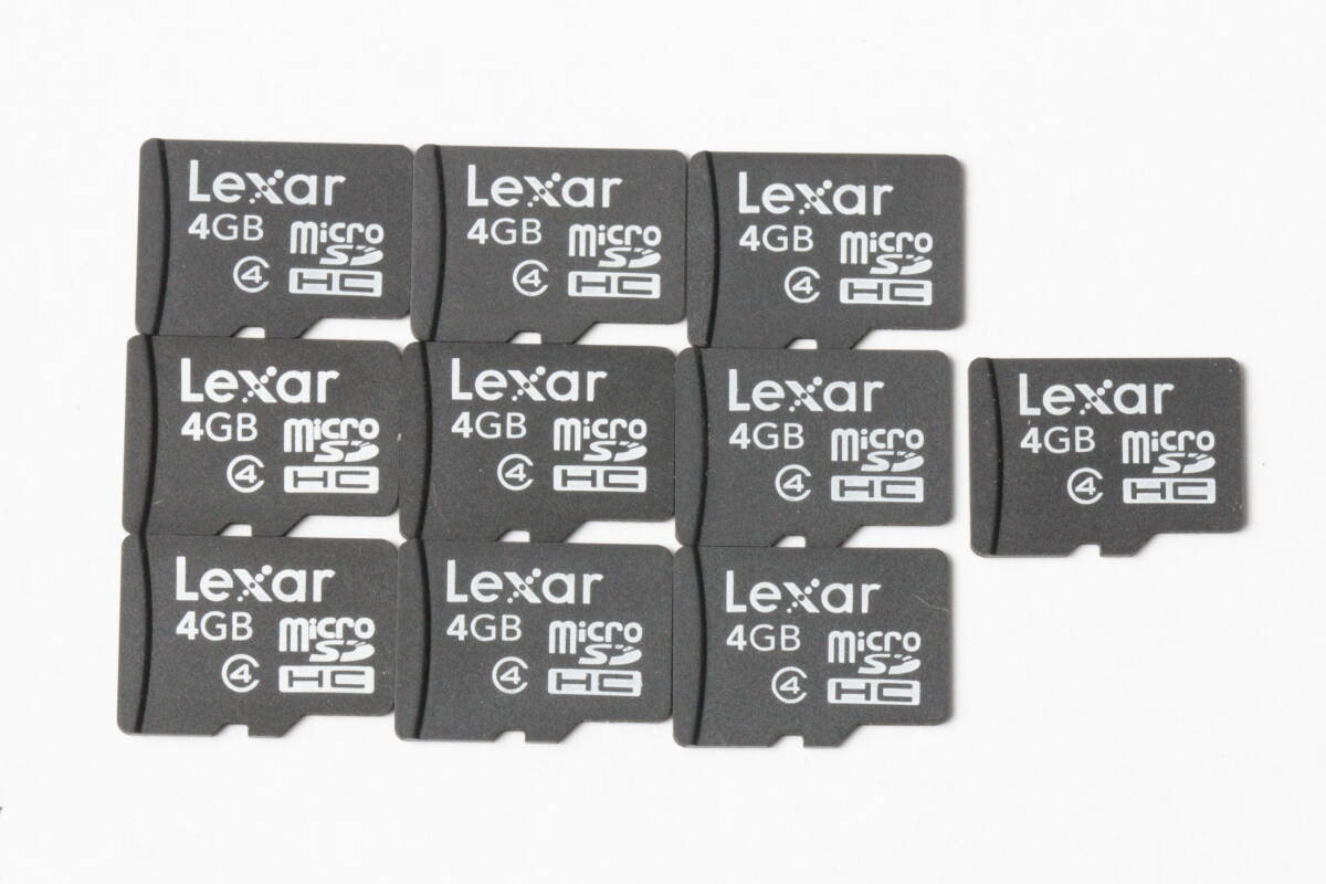 4GB microSDHCカード Lexar ●10枚セット●拍卖