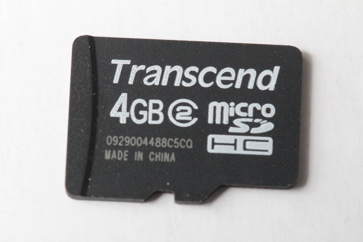 4GB microSDHCカード Transcend拍卖