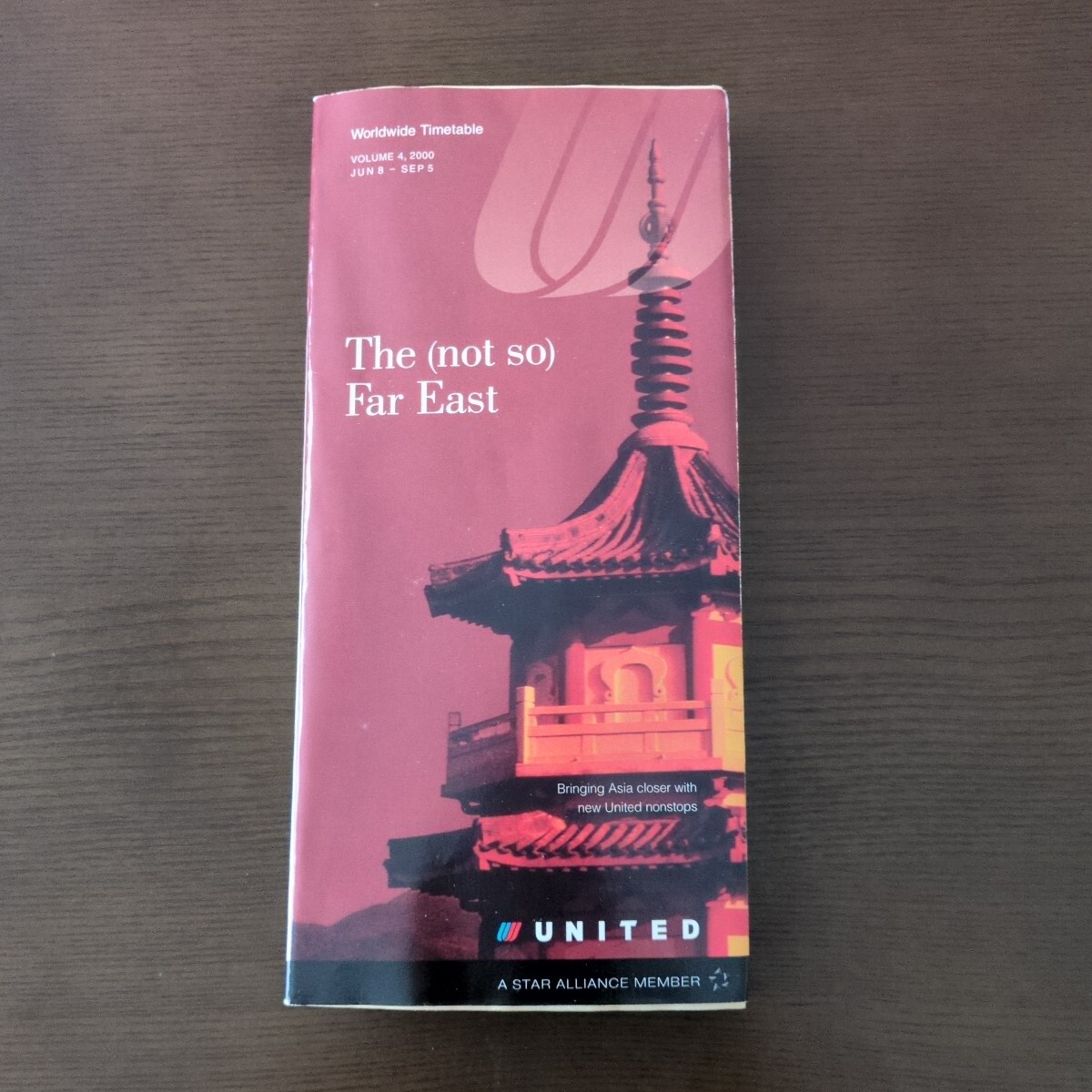 ユナイテッド航空時刻表2000年6月8日~9月5日(英語版)拍卖