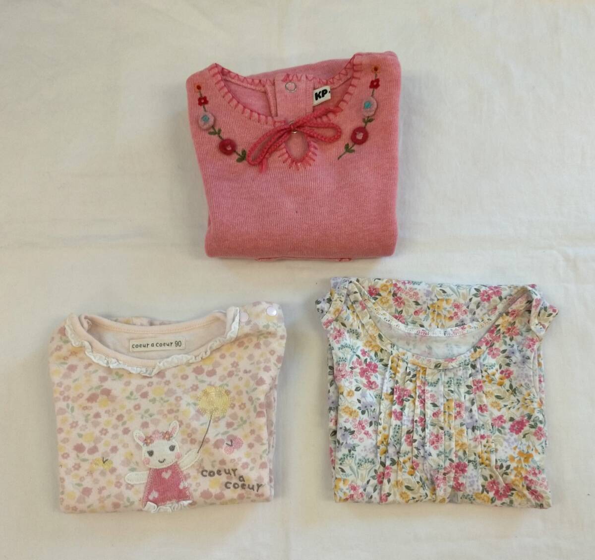 まとめ売り3点 子供服 女の子 サイズ90 01拍卖