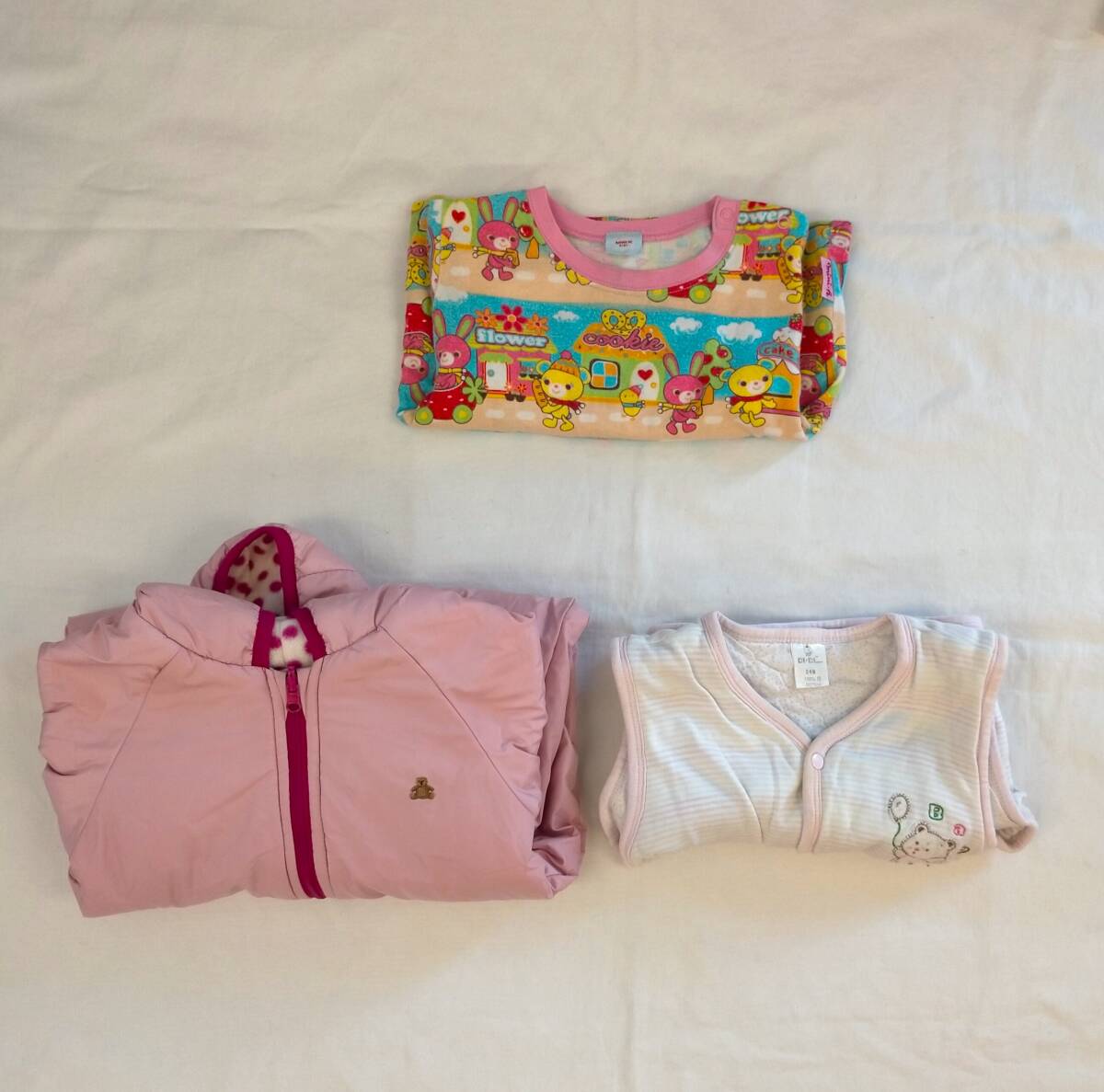 女の子用子供服 80~90サイズ 3点まとめ売り 01拍卖