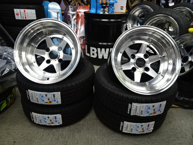 復刻版ロンシャンXR-4 8J-14 9J-14 114.3/4H 4本セット 新品 旧車 GX51 GX61 GX71 MX41拍卖