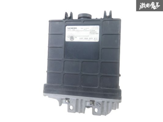 【保証付】VW フォルクスワーゲン ゴルフ3 エンジンコンピューター ECU CPU ユニット 単体 SIEMENS 5WP4160 037906025A 即納 棚7-4-D拍卖