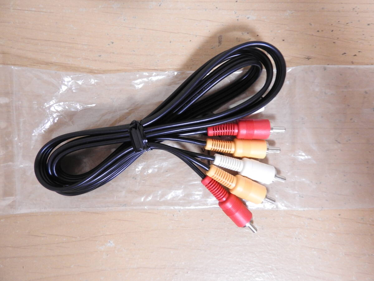 映像用 RCAピンケーブル AVケーブル ビデオケーブル 3pin-3pin 1m 未使用新品 長期保管品拍卖