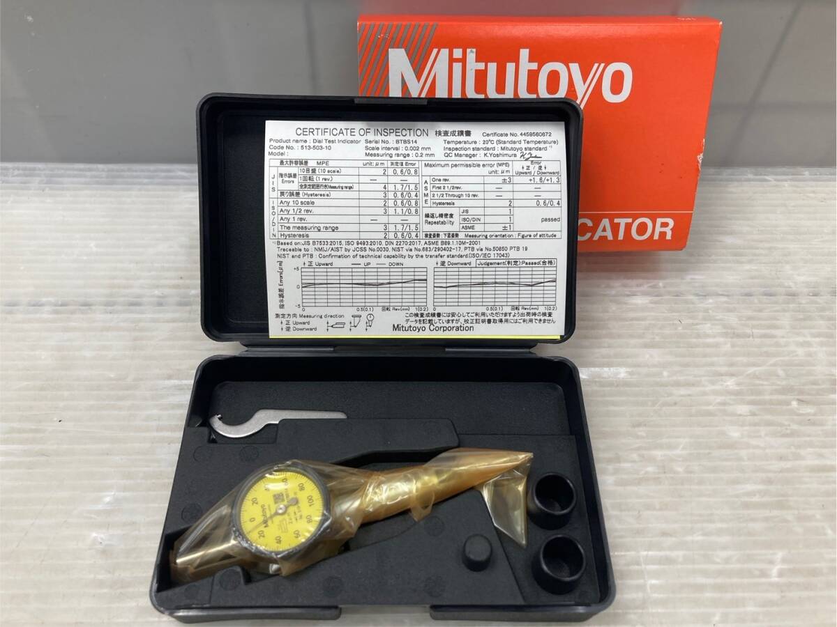 【未使用品】【0924】ミツトヨ(Mitutoyo) テストインジケータ 513-503-10H TI-612HX ITUG9QH2DFRR拍卖