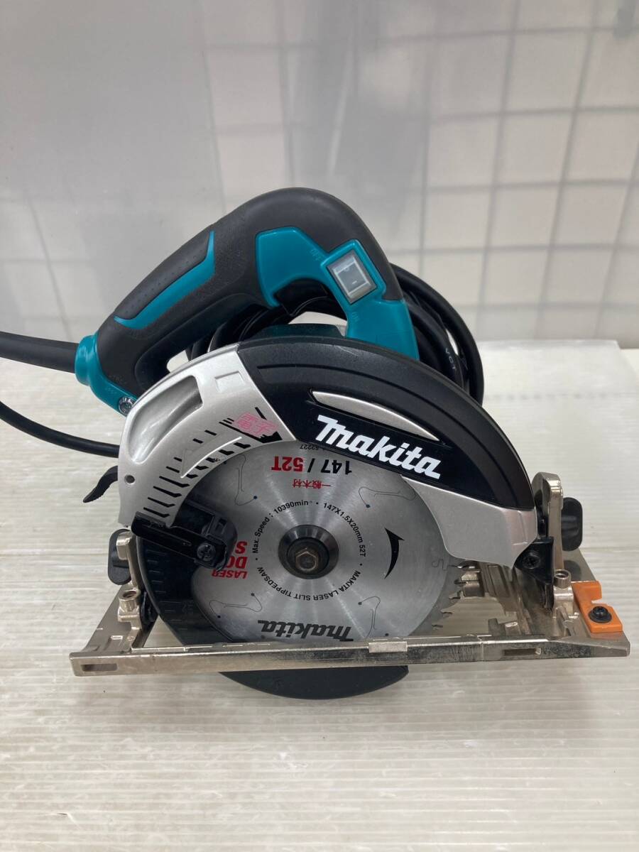 【中古品】【0924】★makita(マキタ) 147㎜電子マルノコ アルミベース 青 5332C ITN9JAP1G6KK拍卖